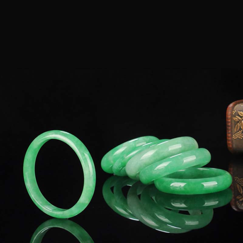 Buddha Stones Jade Healing Abundance Protection Bracelet Bangle - image 9