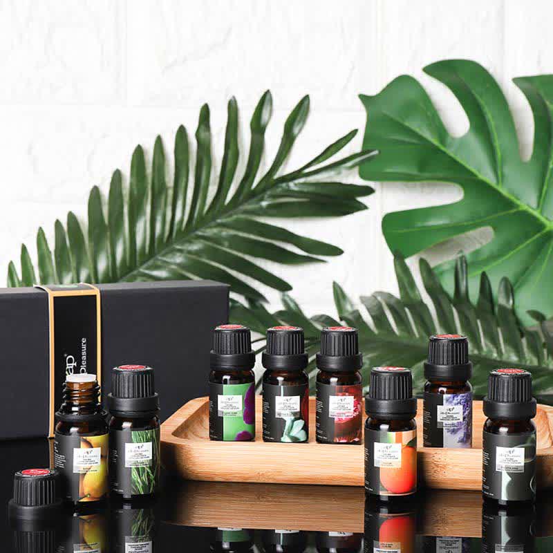 6Pcs Lavender Orange Jasmine Lemongrass Soothing Aromatherapy Healing Essential Oils Set - image 1