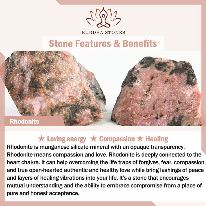FREE Today: Loving Energy and Healing Rhodonite Unakite Beads Lotus Bracelet - image 6