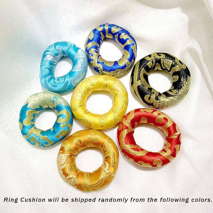 Tibetan Singing Bowl Handcraft Cushion Decoration - image 11