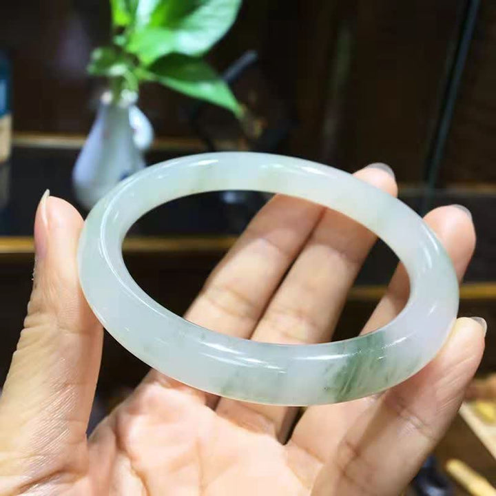 Jade Abundance Luck Blessing Bracelet Bangle - image 4