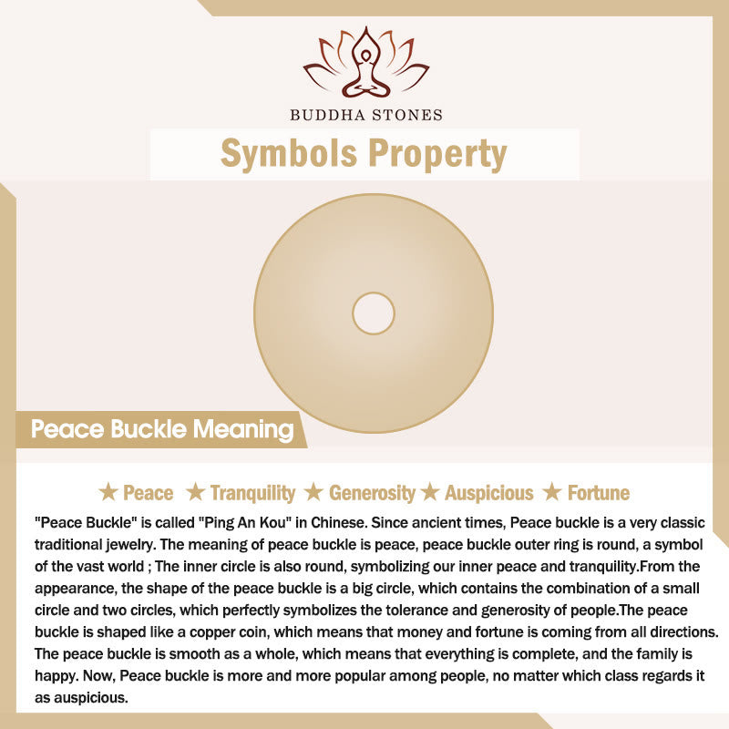 Buddha Stones 999 Sterling Silver Fu Character Peace Buckle Copper Coin Auspicious Clouds Fortune Bracelet - image 18