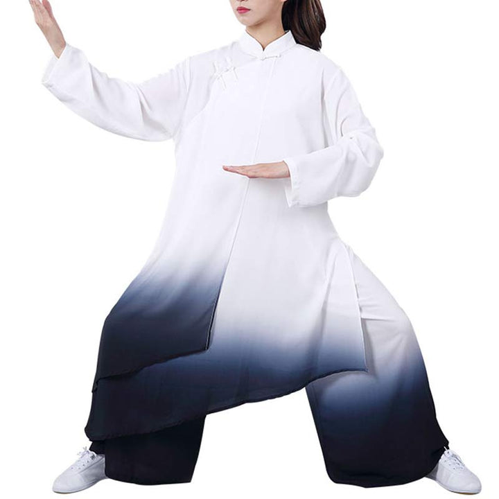 Gradient Painting Meditation Prayer Spiritual Zen Tai Chi Qigong Practice Unisex Clothing Set - image 10