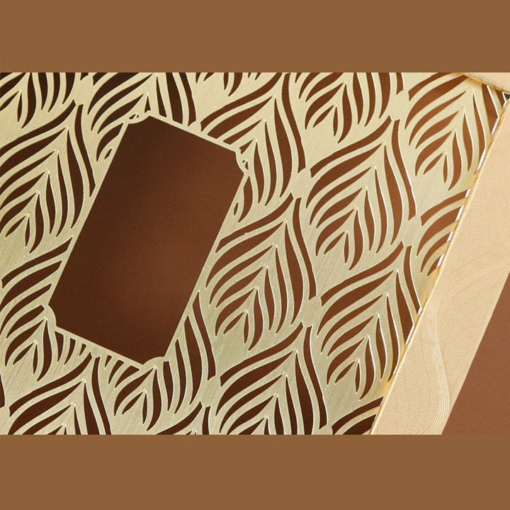 Retro Jewelry Storage Feather Pattern Box Gift Box - image 17