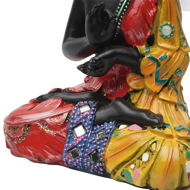 Thai Buddha Serenity Resin Statue Decoration - image 13