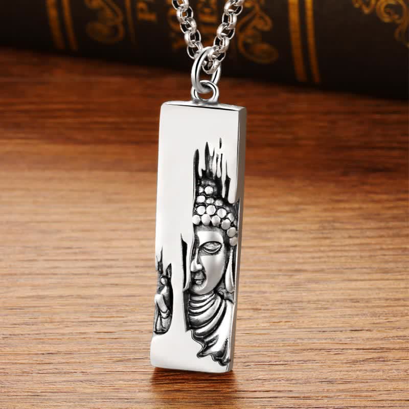 Buddha Stones Tathagata Buddha Strength Protection Amulet Lucky Pendant Necklace - image 3
