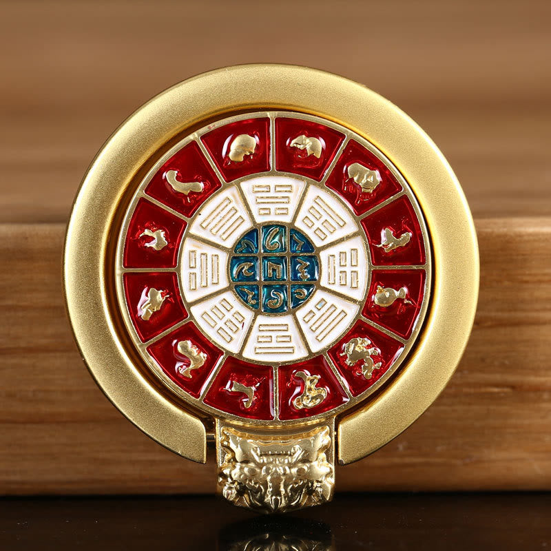 Tibetan Om Mani Padme Hum Peace Phone Ring Bracket Universal Phone Holder Decorations - image 17