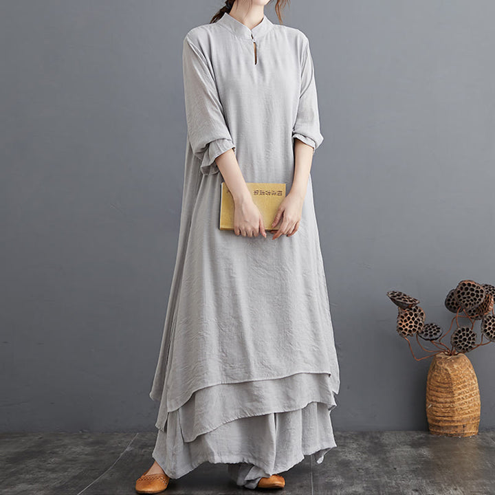 Simple Pattern Meditation Prayer Spiritual Zen Practice Yoga Clothing Women's Set - image 15