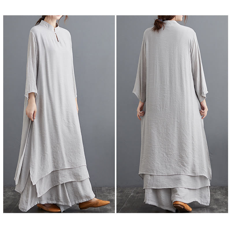 Simple Pattern Meditation Prayer Spiritual Zen Practice Yoga Clothing Women's Set - image 7