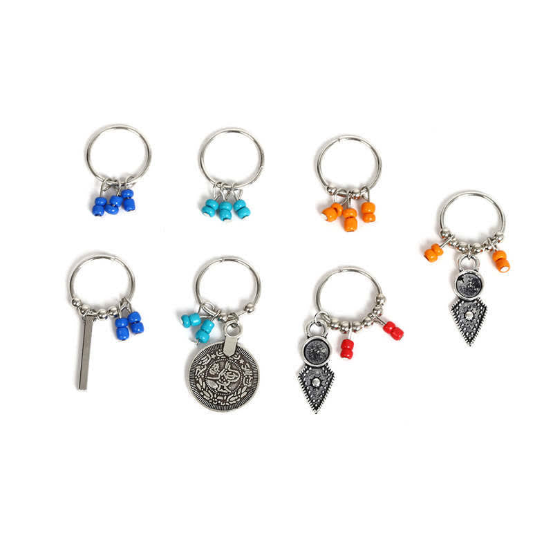 Antique Leaf Coins Beads Barrette Hair Pins Decoration - image 1