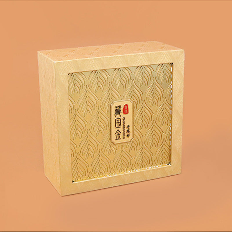 Retro Jewelry Storage Feather Pattern Box Gift Box - image 11