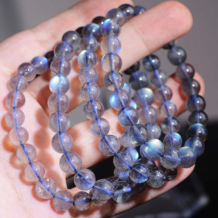 Buddha Stones Natural Moonstone Healing Beads Bracelet - image 3