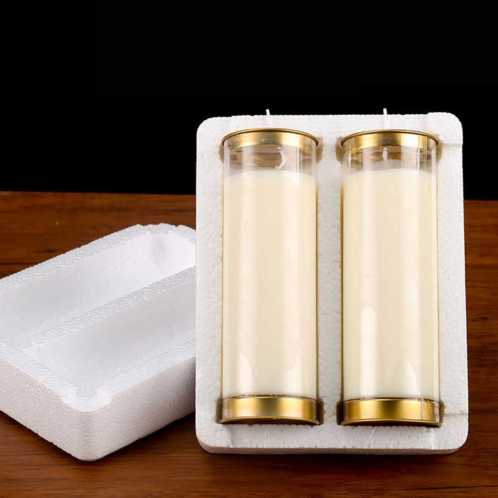 Meditation Prayer Altar Candle Buddhist Temple Rituals Use Items - image 6