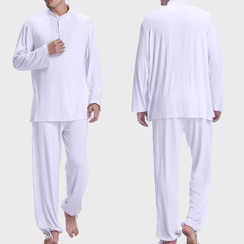 Meditation Prayer Spiritual Zen Tai Chi Practice Yoga Clothing Men's Set