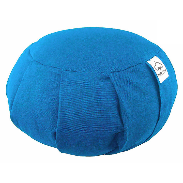 Cotton Buckwheat Husks Meditation Seat Cushion Home Decoration - 36cm*15cm - Sky Blue - image 8