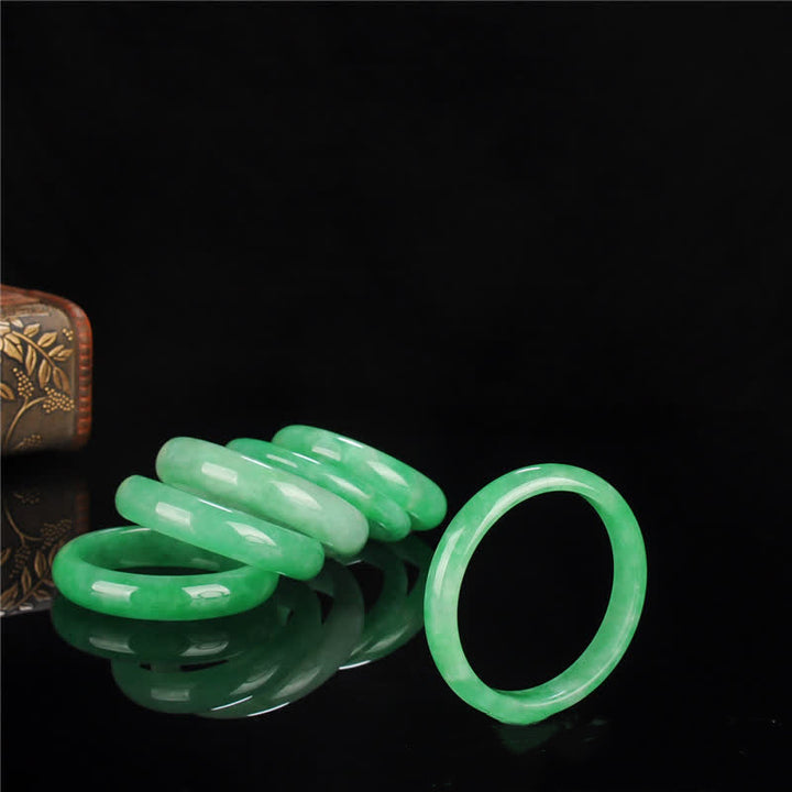 Buddha Stones Jade Healing Abundance Protection Bracelet Bangle - image 11