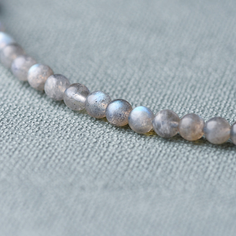 Buddha Stones Moonstone Lazurite Lapis Lazuli Calm Healing Positive Bracelet - image 14