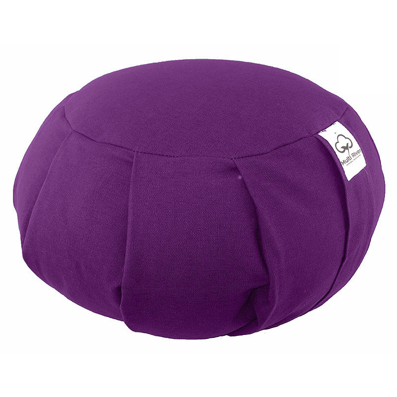 Cotton Buckwheat Husks Meditation Seat Cushion Home Decoration - 36cm*15cm - Purple - image 3