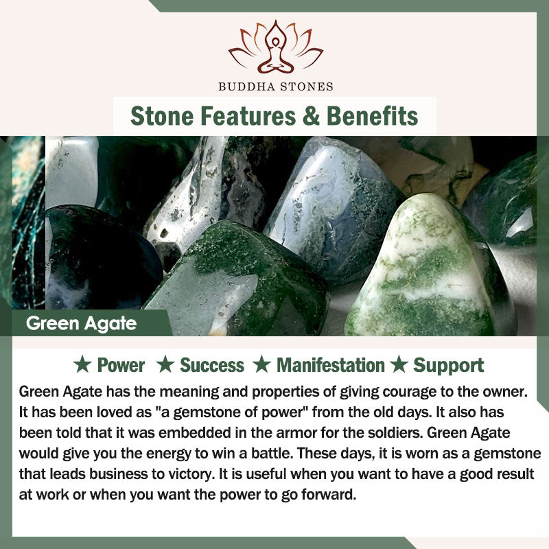 108 Mala Beads Natural Green Agate Bodhisattva Green Tara Manifestation Charm Bracelet - image 6