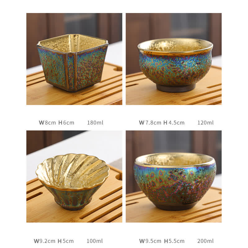 Colorful Ceramic Teacup Tea Cups - image 32