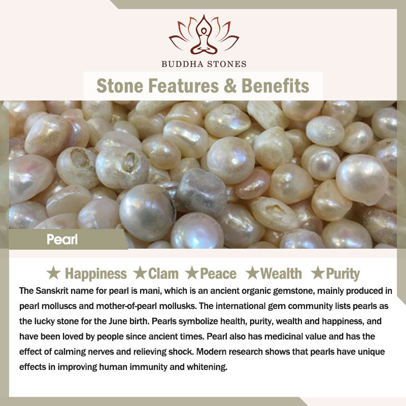 Buddha Stones 925 Sterling Silver Lotus Flower Pearl Wealth Necklace Pendant - image 11