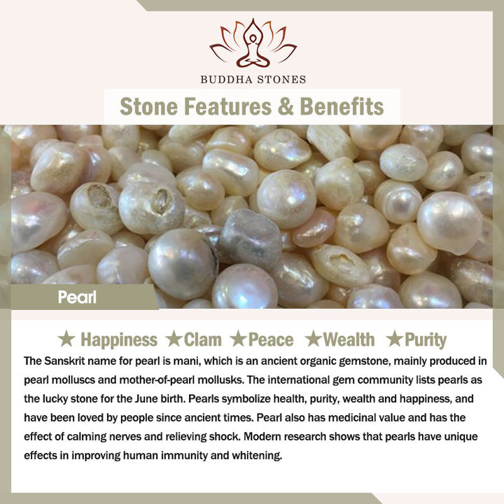Buddha Stones 925 Sterling Silver Lotus Flower Pearl Wealth Necklace Pendant - image 11