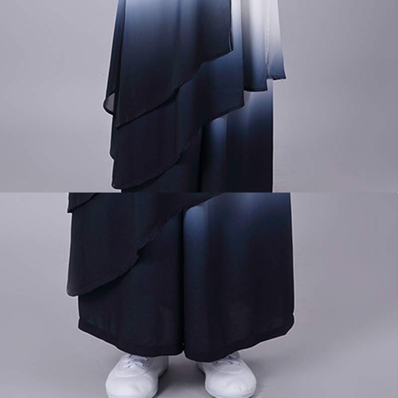 Gradient Painting Meditation Prayer Spiritual Zen Tai Chi Qigong Practice Unisex Clothing Set - image 8