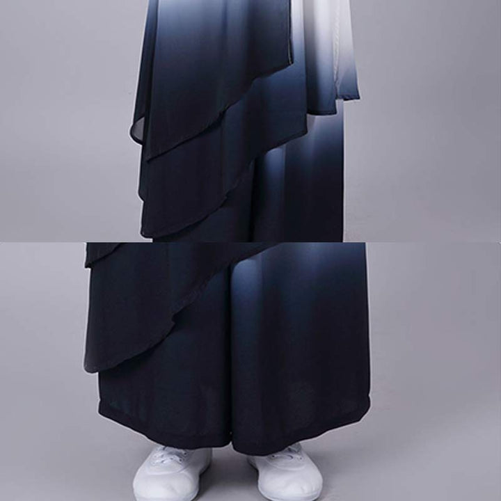 Gradient Painting Meditation Prayer Spiritual Zen Tai Chi Qigong Practice Unisex Clothing Set - image 8