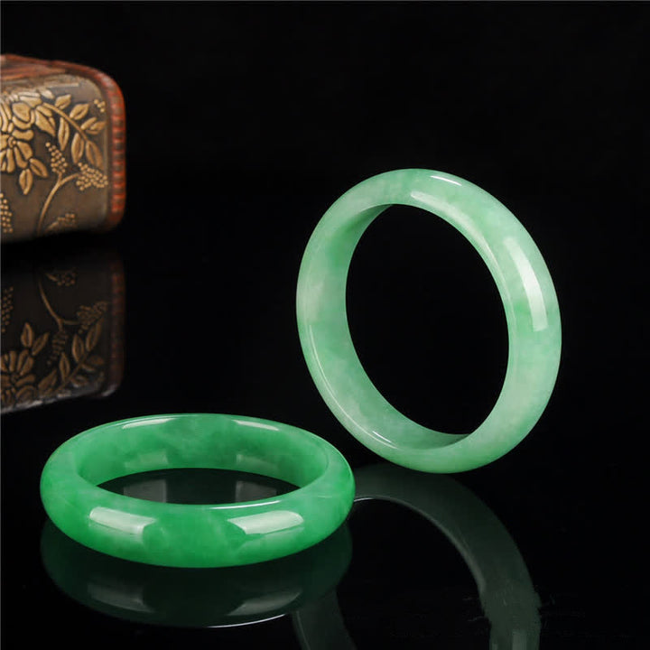 Buddha Stones Jade Healing Abundance Protection Bracelet Bangle - image 8