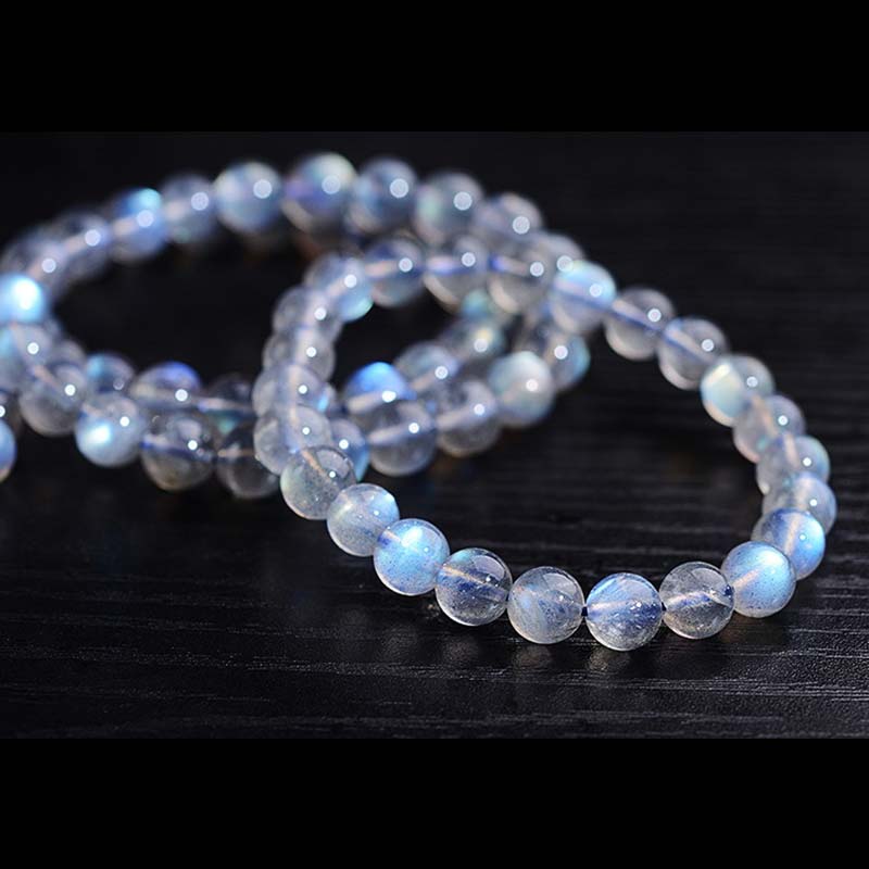 Buddha Stones Natural Moonstone Healing Beads Bracelet - image 9