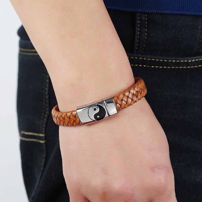 Buddha Stones FengShui Yin Yang Balance Bracelet - image 9