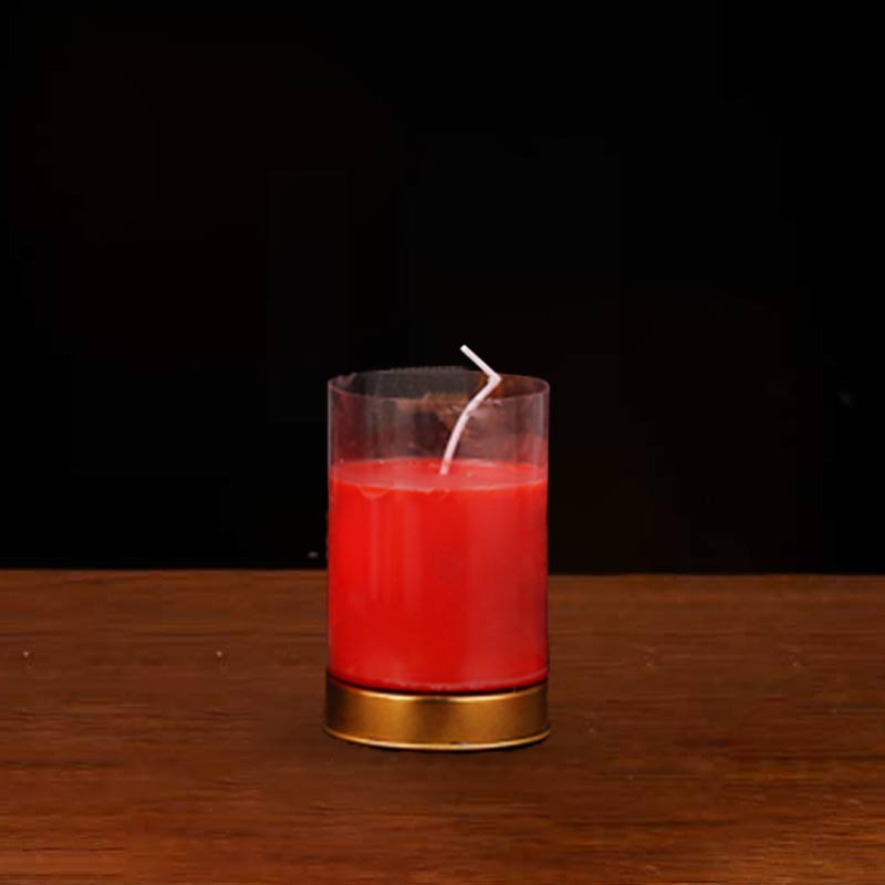 Meditation Prayer Altar Candle Buddhist Temple Rituals Use Items - Red - Small (1 Day) - image 8