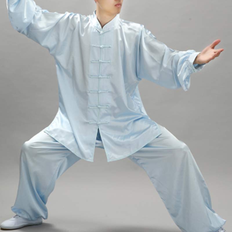 Simple Pattern Meditation Prayer Spiritual Zen Tai Chi Qigong Practice Unisex Clothing Set