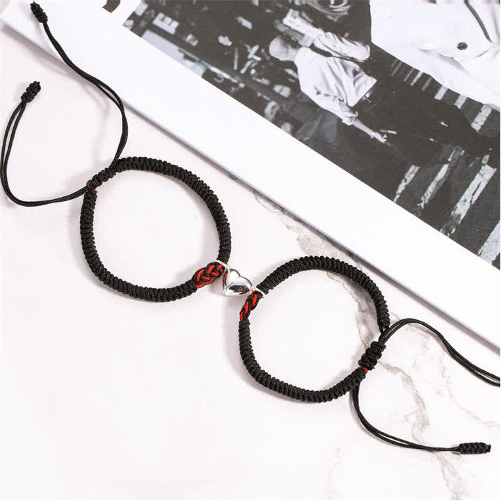 Buddha Stones 2Pcs Tibetan Luck Chinese Knot Protection String Bracelet - image 32