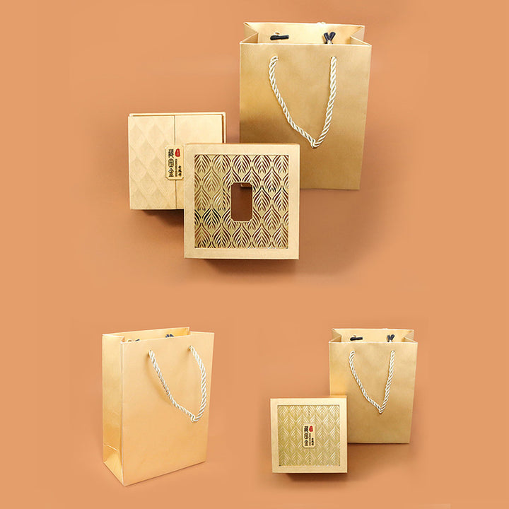 Retro Jewelry Storage Feather Pattern Box Gift Box - image 6