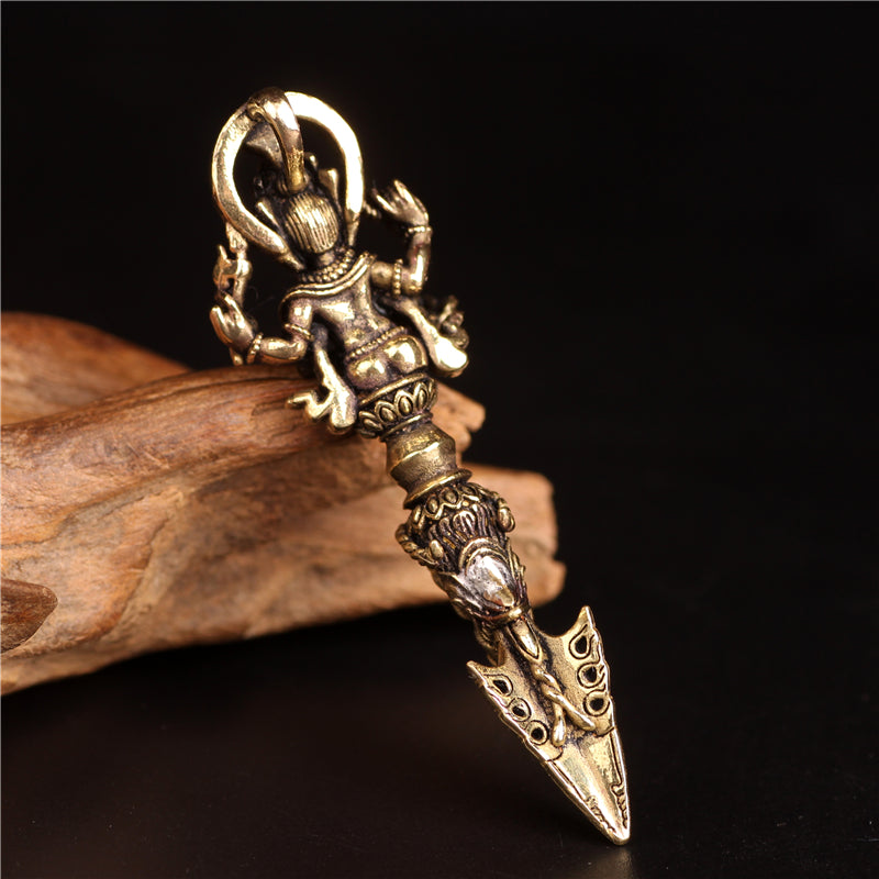 Tibetan Ganesh Ganpati Elephant God of Wealth Dorje Vajra Spiritual Power Necklace Pendant - image 16