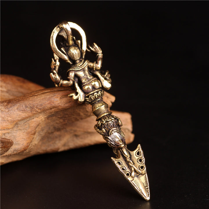 Tibetan Ganesh Ganpati Elephant God of Wealth Dorje Vajra Spiritual Power Necklace Pendant - image 16