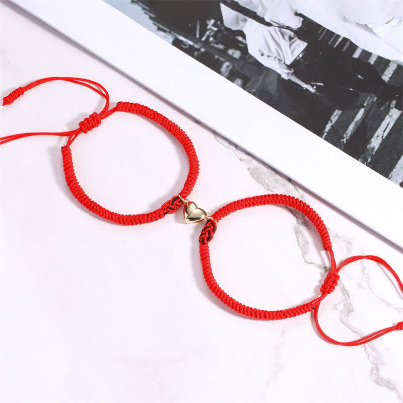 Buddha Stones 2Pcs Tibetan Luck Chinese Knot Protection String Bracelet - image 27
