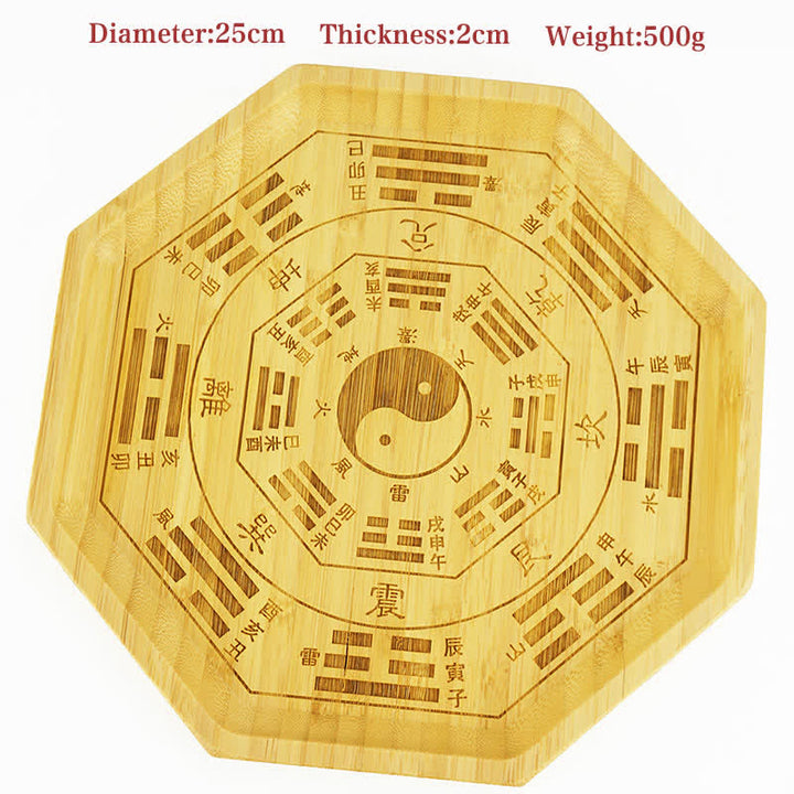 Feng Shui Bamboo Bagua Map Harmony Energy Map - Bagua Map 25cm - image 28