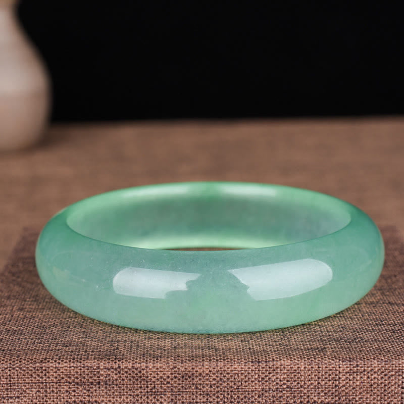 Natural Jade Luck Healing Prosperity Bangle Bracelet - image 5