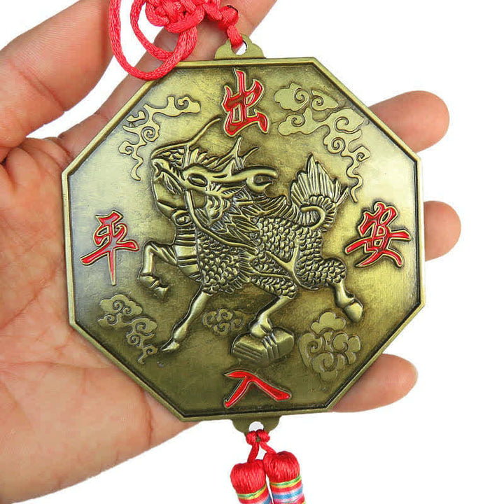Feng Shui Bagua Map Chinese Knotting Harmony Energy Map Mirror - image 13