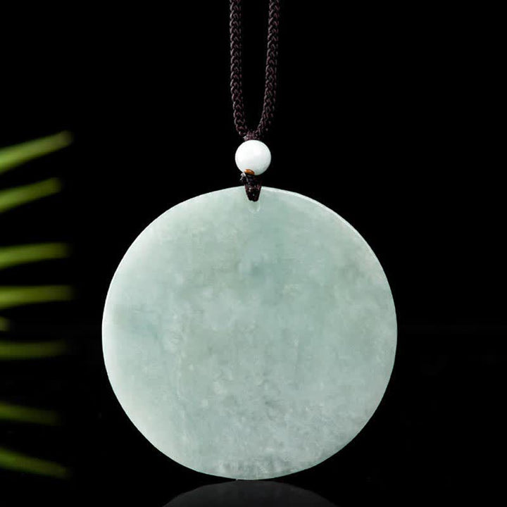 Thousand-Hand Kwan Yin Avalokitesvara Jade Blessing String Necklace Pendant - image 10