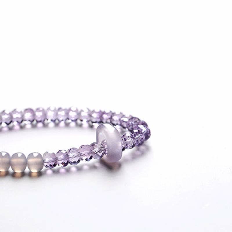 Natural Amethyst Crystal Meditation Healing Bracelet - image 19