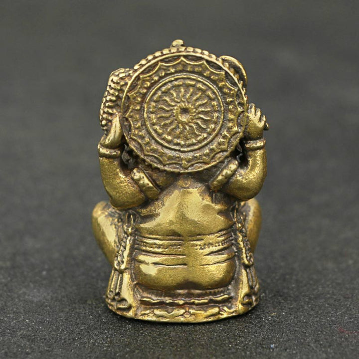 Ganesh Ganpati Elephant Statue Wealth Home Decor - image 4
