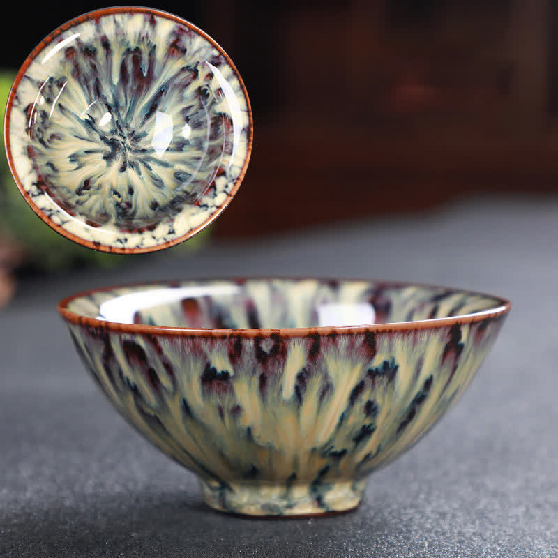 Colorful Ceramic Teacup Home Office Tea Cups - image 27