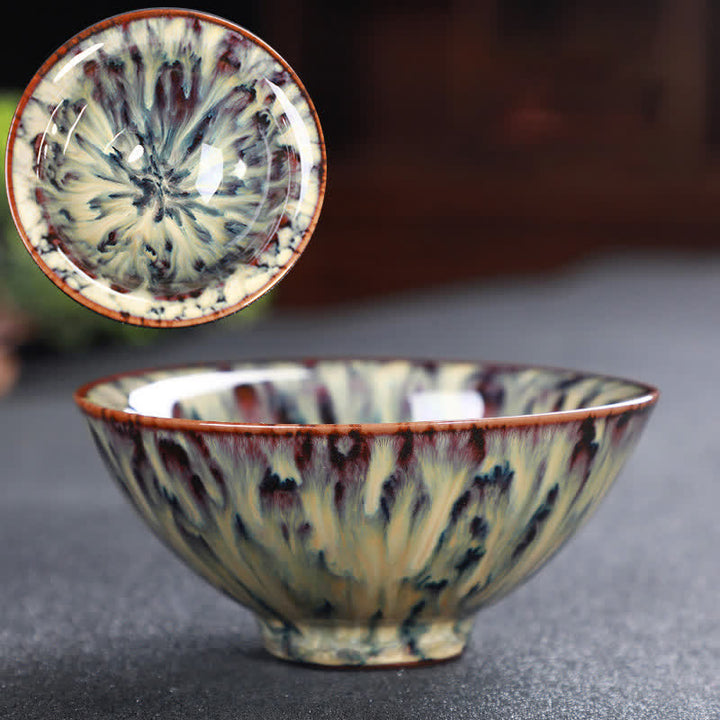 Colorful Ceramic Teacup Home Office Tea Cups - image 27