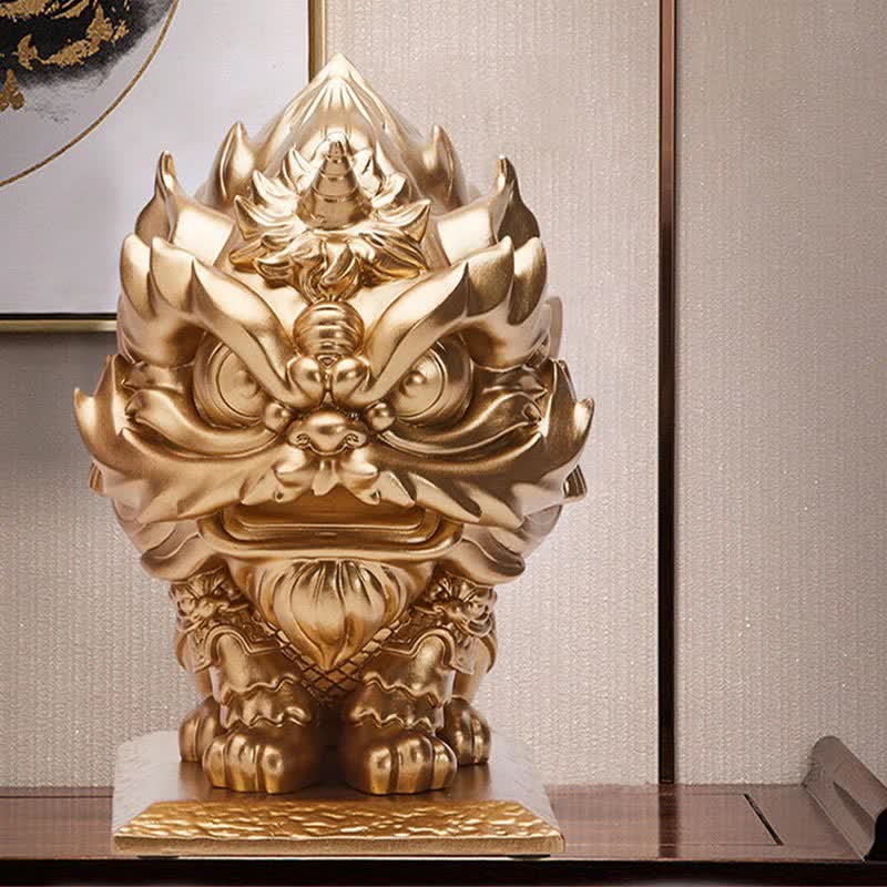 Lion Statue Strength Resin Home Office Decoration - image 7