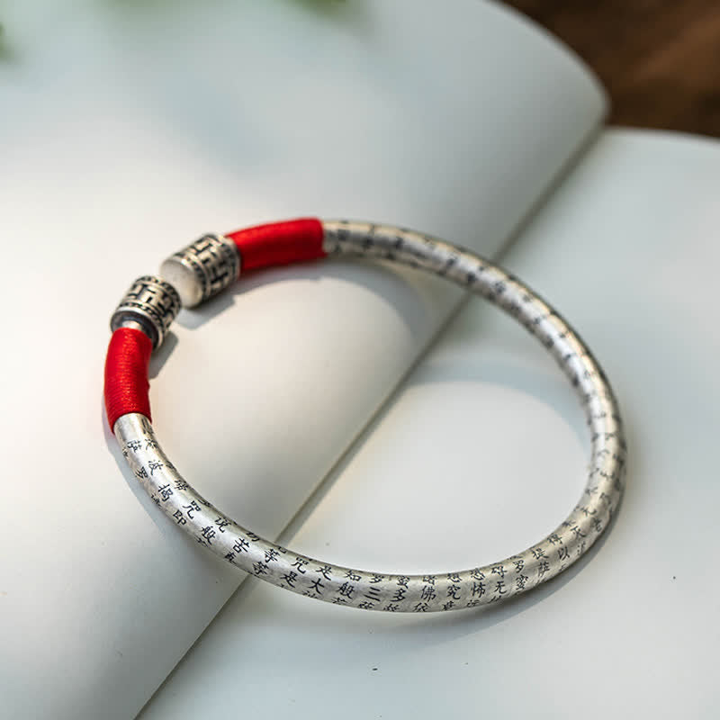 Buddha Stones Tibet Om Mani Padme Hum Luck Red String Bracelet Bangle - image 6