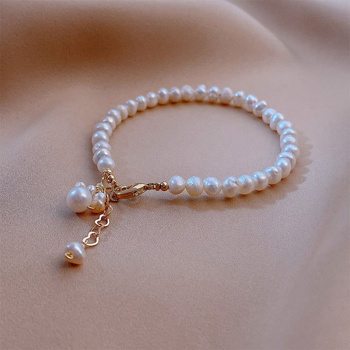 Buddha Stones Pearl Cat Paw Healing Chain Bracelet - image 6