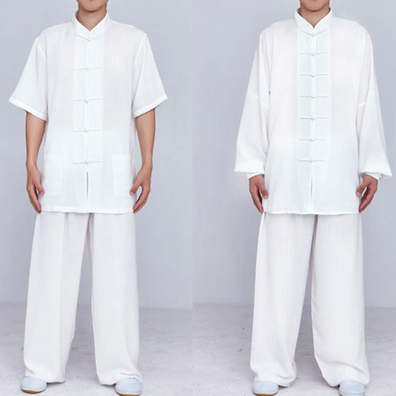 Buddha Stones Meditation Zen Prayer Spiritual Tai Chi Qigong Practice Unisex Embroidery Clothing Set - image 18